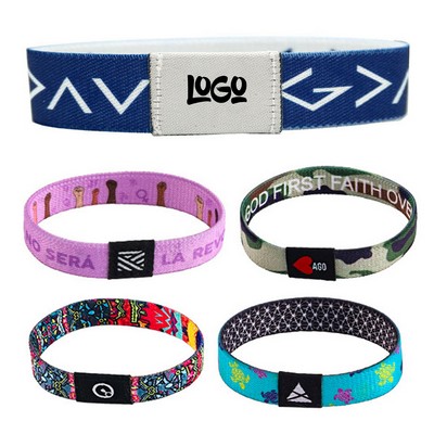 Custom Elastic Wristband Heat Transfer
