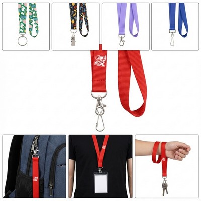3/4'' Full Color Dye Sublimated Lanyard